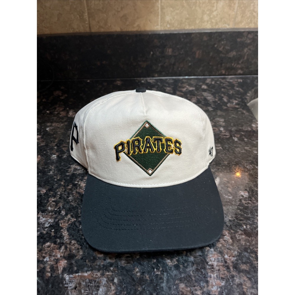 47 PITTSBURGH PIRATES BASE KNOCK HITCH ADJUSTABLE HAT - TAN